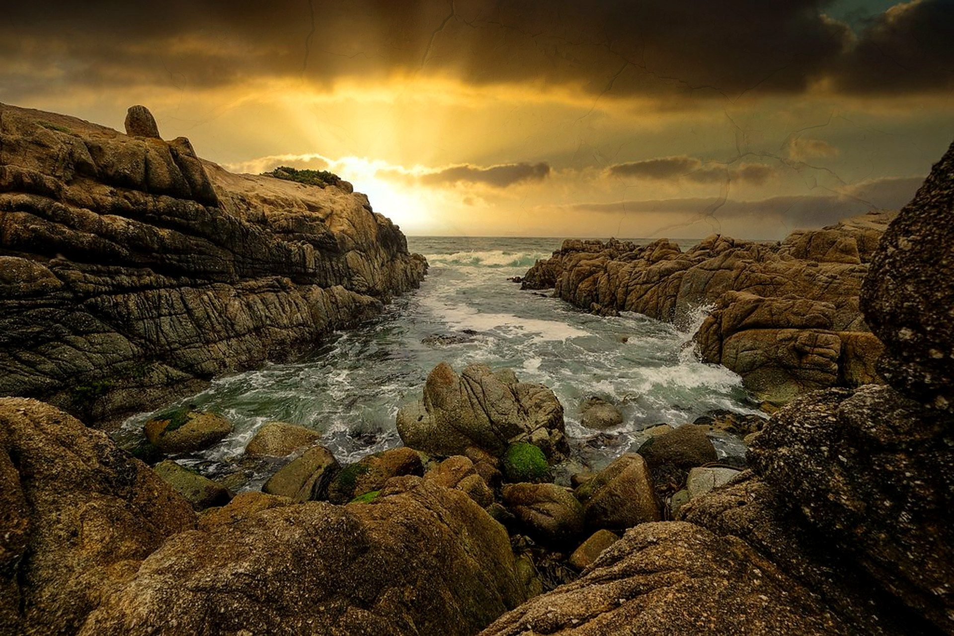 Coast, overlaid with Sandstone Warm